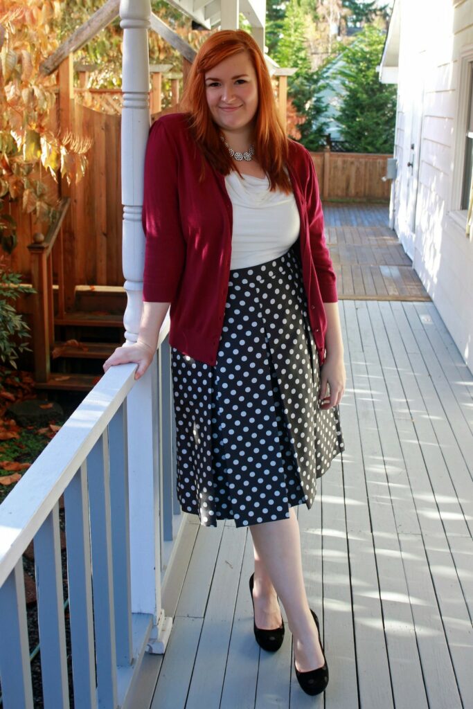 Polka Dots at the Office | All Things Kate